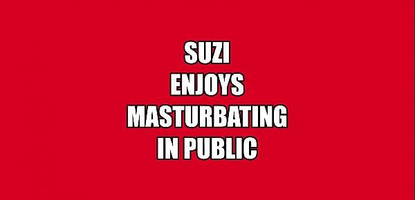 Suzi masturbating in Public